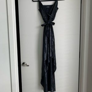 Express Black Sparkly Dress